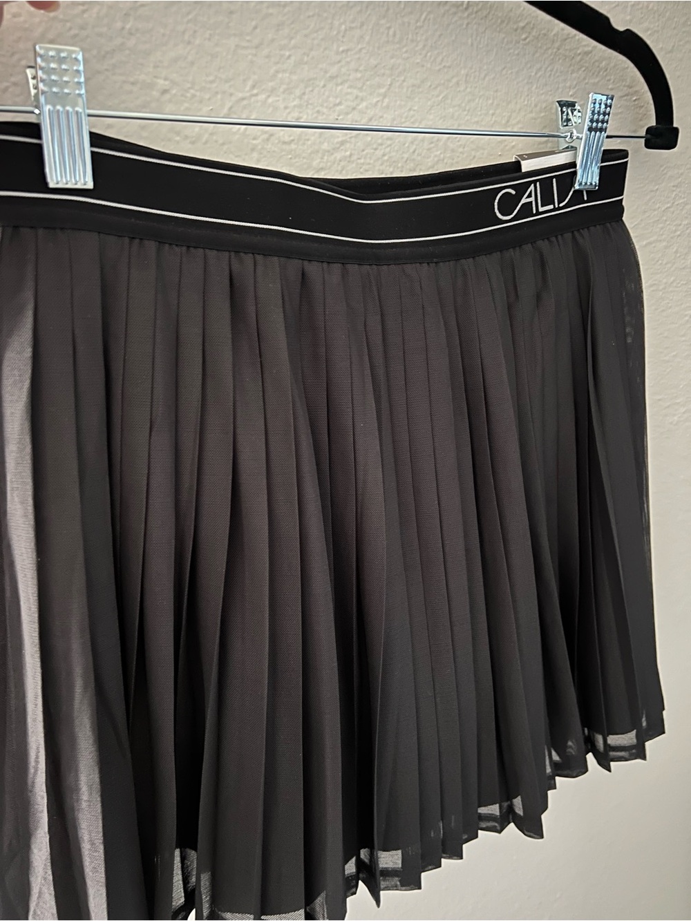 CALIA Women's Pleated Mesh Skort